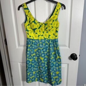 Nanette Lepore "Girls Only" dress, size 4, floral, open back, spring, summer